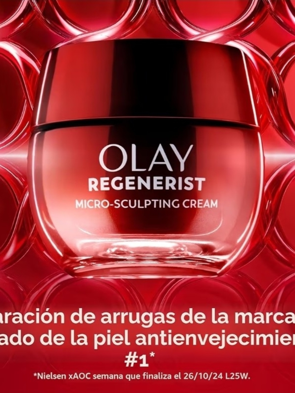 Olay Regenerist Micro-Sculpting Cream - Red -And Cooageno Capsule for the Face